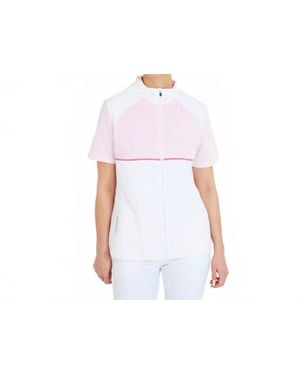 Abacus Sportswear Lanark Zip Wind Vest - White