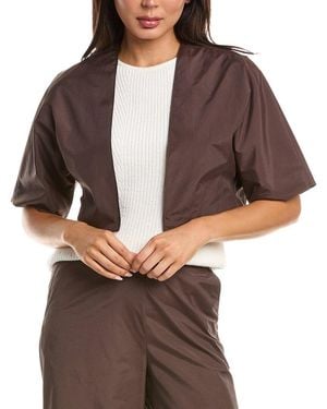 Natori Techno Poplin Bolero - Brown