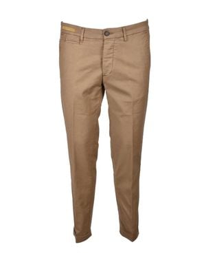 Re-hash Stretch Cotton Pants - Natural