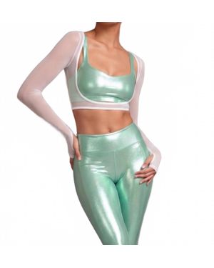 Heroine Sport See-Through Clear Bolero - Green