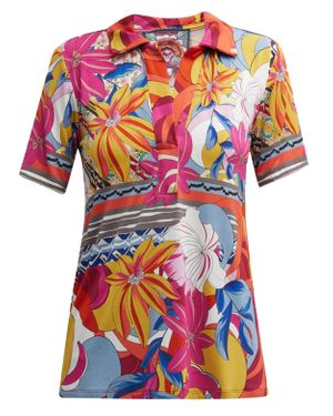 Johnny Was Rachel May Swing Polo - Red