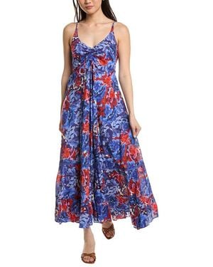 Ro's Garden Tatiana Maxi Dress - Blue