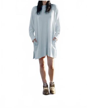 Aspen Dream Cozy Dress - Blue