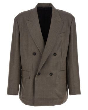 Ssstein Wool Blazer - Brown