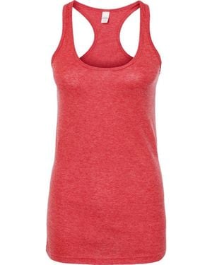 Tultex Poly-Rich Racerback Tank Top - Red