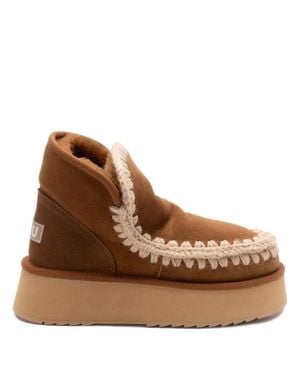 Mou Mini Eskimo Platform Boot - Brown