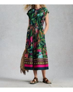 White Stuff Lauryn Column Dress - Green