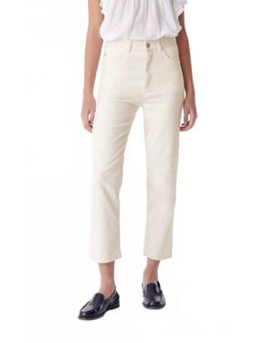 Vanessa Bruno Og Crop Jean Pants - White