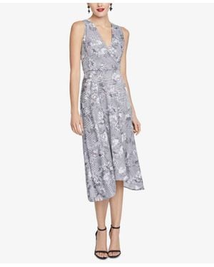 Rachel Roy Floral A-Line Dress - Blue