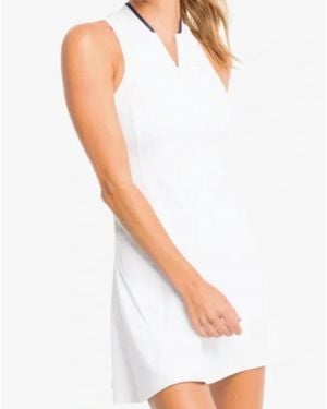 Southern Tide Kristy Performance Dress - White