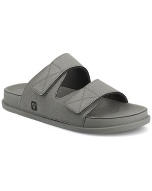 Vance Co. Vance Orlando Comfort Adjustable Strap Slide-In Sandal - Black