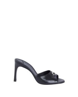 Coperni Open-Toe Lamb Leather Mules - Blue
