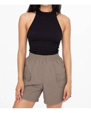 Mono B Slimming Halter Top - Black