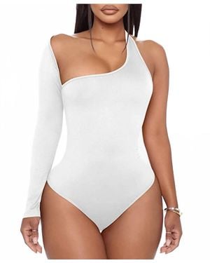 Tob Karyl Bodysuit - White