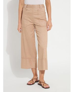 Lyssé Analia Wide Leg Denim (25" Inseam) - Natural