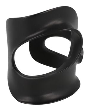 Ferragamo Sculptural Cutout Bracelet - Black