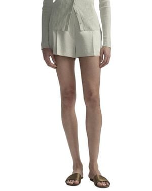 A.L.C. Winston Linen-Blend Short - Gray