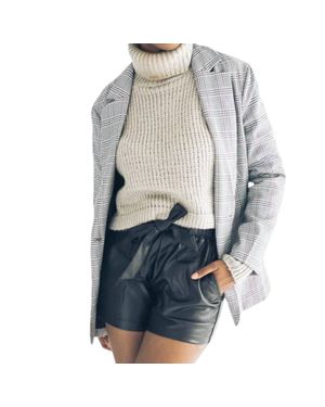 falcon park Aurora Boyfriend Blazer - Gray