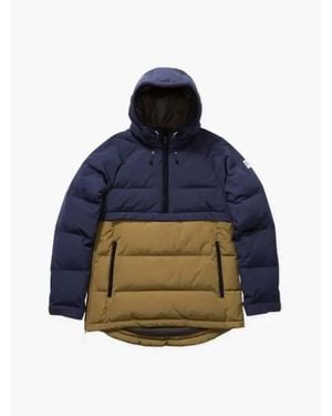 Holden Side Zip Puffer Jacket - Blue