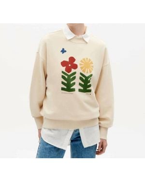 Thinking Mu Metamorphosis Crewneck Sweatshirt - Natural