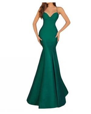 Clarisse Elegant Sweetheart Mermaid Gown - Green