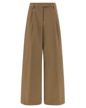 THE LATEST Thelatest Cotton Casual Pants - Natural