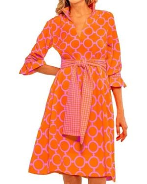 Gretchen Scott Outta Sight Tunic Dress - Orange