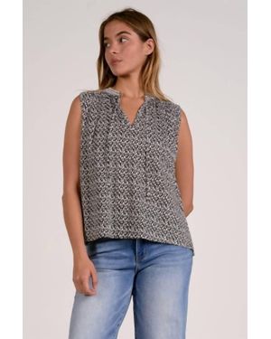 Elan Jen Flowy Top - Gray