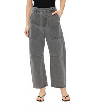 Enza Costa Smoked Utility Pant - Gray