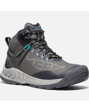 Keen Nxis Evo Mid Magnet Ipanema Waterproof Hiking Boots Htat354 - Blue