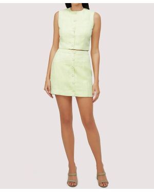 Lost + Wander Golden Hour Mini Skirt - Yellow