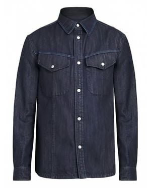 Ferragamo Flap-Pocket Cotton Jacket - Blue