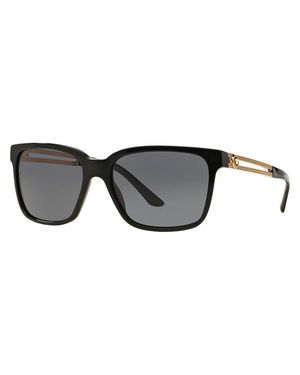 Versace Sunglasses Square Full Rim, Frame And Lens Ve4307Gb1/87 - Black