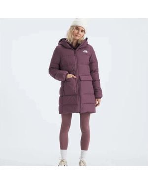 The North Face Gotham Jacket Mauve 600-Down Insulated Parka Ddr3135 - Purple