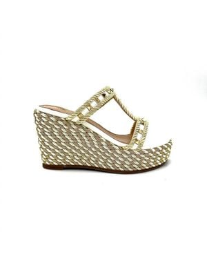 Exe' Valeria Wedge Sandal - Metallic
