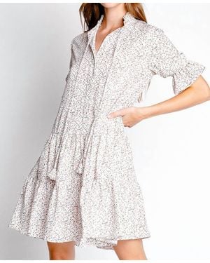 MONTE Aliya Dress - White