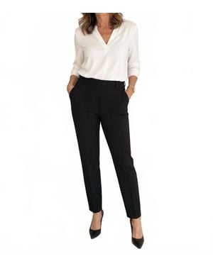 The Kooples Crepe Tapered Leg Pant - Black
