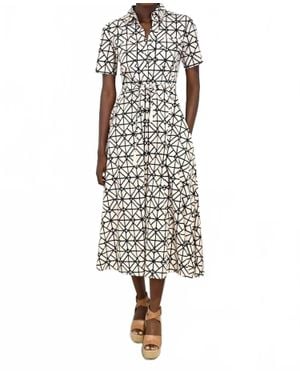 Never A Wallflower Kelli Short Sleeve Dress - White