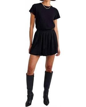 Bella Dahl Soft Bubble Skirt - Black
