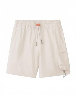 Staple Nylon Taslan Cargo Shorts - White