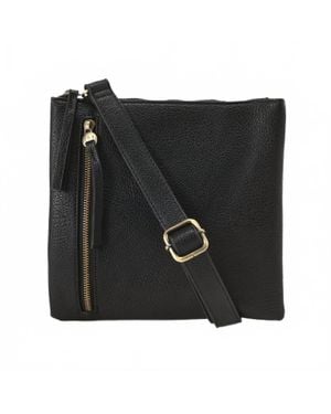 Joy Susan Dawn Multi Pocket Compact Crossbody Bag - Black
