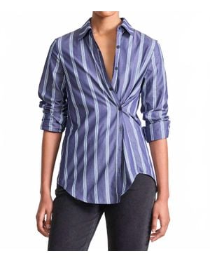 Apiece Apart Sodi Wrap Button Up Top - Blue