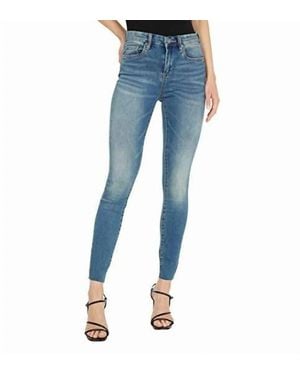 Blank NYC The Great Jones High Rise Raw Hem Jean - Blue