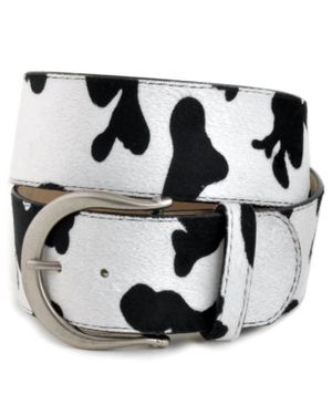 Anzell Animal Print Jean Belt - Black