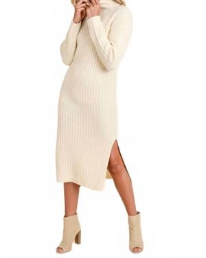 Doe And Rae Grace Sweater Dress - Natural