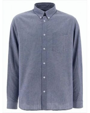 A.P.C. Refined Long-Sleeve Shirt - Blue