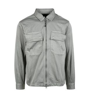 Replay Sage Zip Shirt - Gray