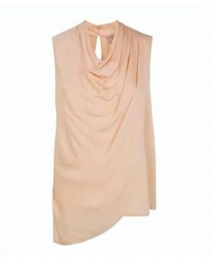 Twinset Twein Set Asymmetrical Top Shirt - Natural