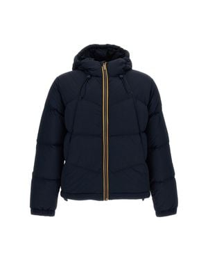 K-Way Quill Waterproof Ripstop Nylon Jacket - Blue