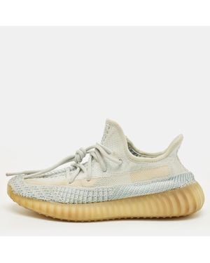 Yeezy Knit Fabric Boost 350 V2 Bone Sneakers Size 38 2/3 - White